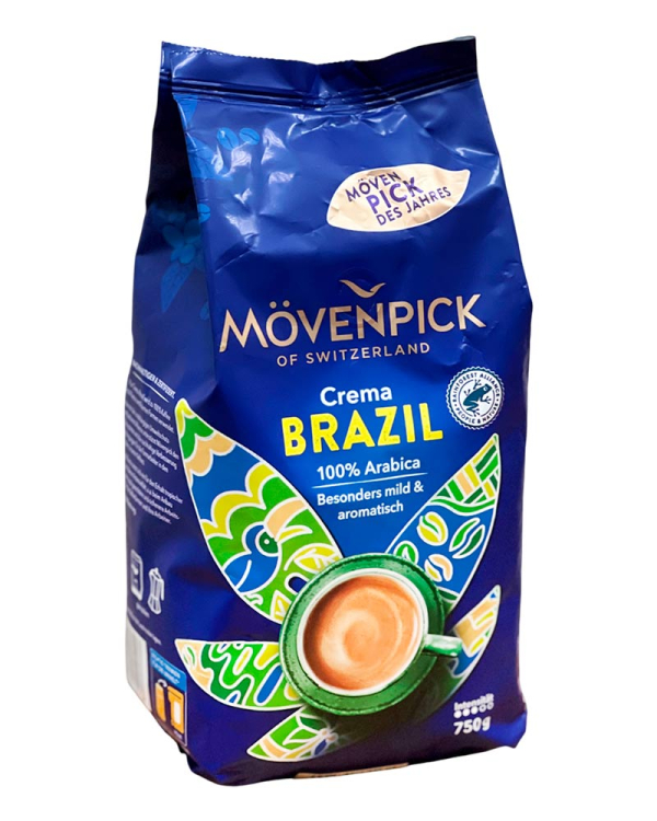 Кава в зернах Movenpick Crema Brazil, 750 г (100% арабіка) (4006581170138) - фото №5