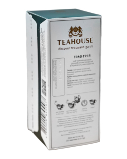 Чай черный ароматизированный в пакетиках Teahouse Daily Tea Граф Грей № 500, 44 г (22шт*2г) - фото