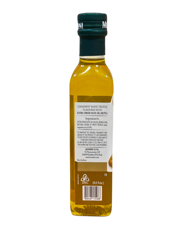 Олія оливкова першого віджиму зі смаком білого трюфеля Monini White Truffle Extra Virgin Olive Oil, 250 мл (80481508) - фото №3