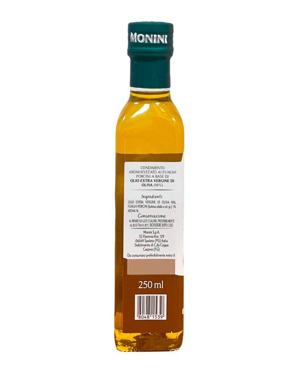 Олія оливкова першого віджиму зі смаком білих грибів Monini Funghi Porcini Extra Vergine di Oliva, 250 мл (80481539) - фото №3