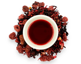 Чай фруктовий ароматизований "Teahouse" Свіжий фрукт № 614, 100 г (ж/б) - фото №2