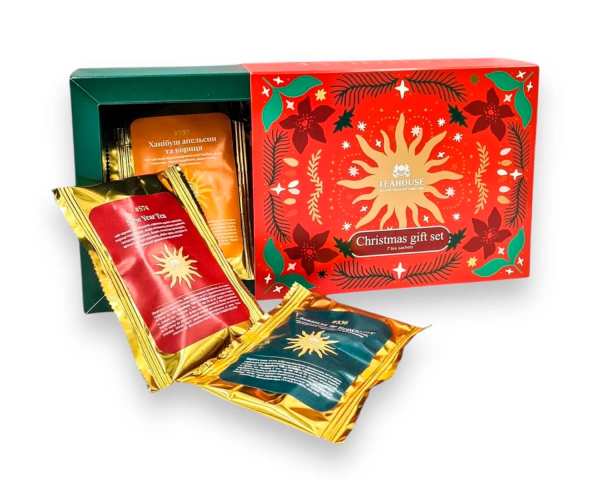 Подарункова колекція чаїв "Teahouse" Christmas Gift Set, 70 г Подарункова колекція чаїв "Teahouse" Christmas Gift Set, 70 г - фото №2
