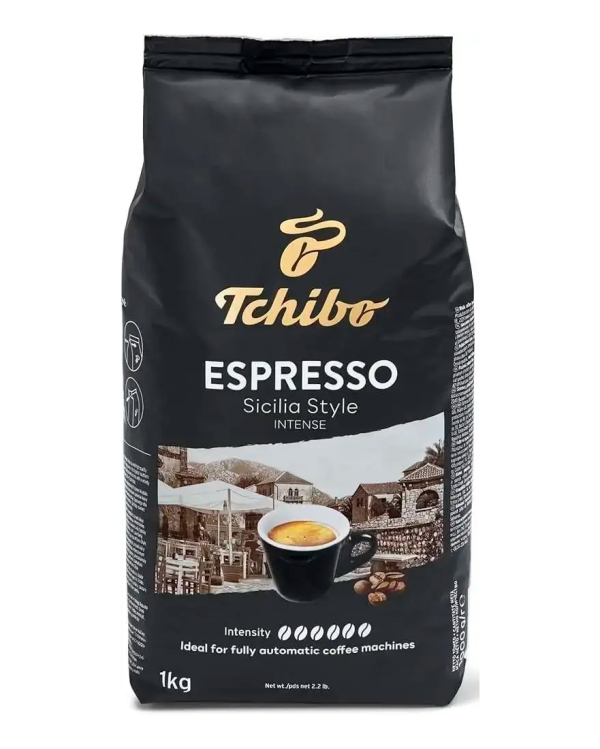 Кава в зернах Tchibo Espresso Milano Style, 1 кг (100% арабіка) (4061445008279) - фото