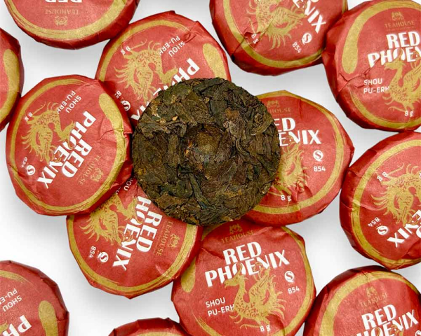 Чай Шу Пуер Міні Точа "Червоний фенікс" Teahouse Red Phoenix № 854, 8 г Чай Шу Пуер Міні Точа "Червоний фенікс" Teahouse Red Phoenix № 854, 8 г - фото №2