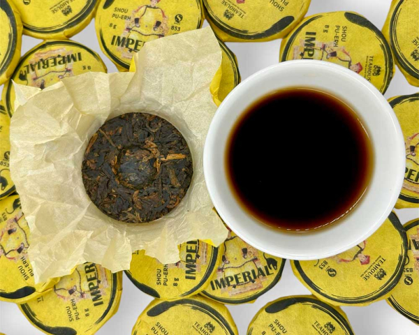 Чай Шу Пуер Міні Точа "Імператорський" Teahouse Imperial № 853, 8 г Чай Шу Пуер Міні Точа "Імператорський" Teahouse Imperial № 853, 8 г - фото