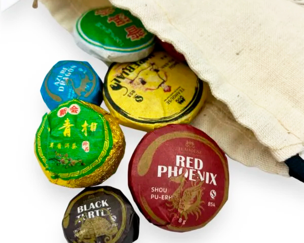 Дегустаційний набір чаю пуер в мішечку Teahouse, 70 г Дегустаційний набір чаю пуер в мішечку Teahouse, 70 г - фото №2