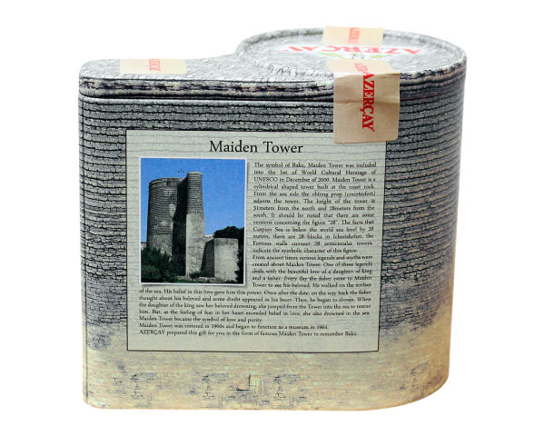 Подарунковий чай чорний Azercay Дівоча Вежа, 100 г (ж/б) - фото №2