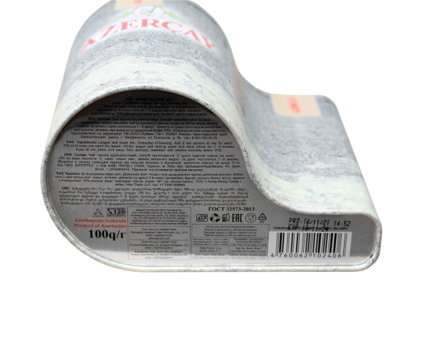 Подарунковий чай чорний Azercay Дівоча Вежа, 100 г (ж/б) - фото №3