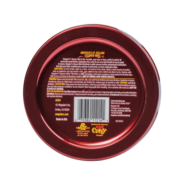 Очищаючий твердий віск Meguiar’s Cleaner Wax Paste, 311 г (A1214) - фото №2