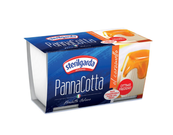Десерт Панна котта Карамельна 90гр Х2 12%-14% TM"Sterilgarda Alimentari" - фото