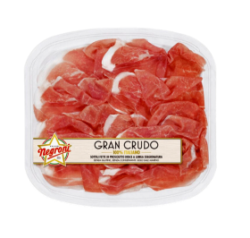 Прошуто Negroni Gran Crudo, нарізка 80г, 10шт/ящ - фото