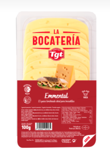 Сир Емменталь 40% 100 гр, TM La Bocateria - фото