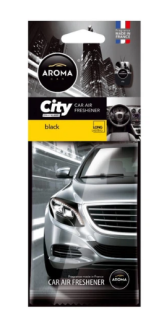 Ароматизатор в авто Aroma Car City Card Black - фото