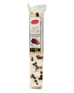 М'яка нуга Sir Charles з шоколадом та арахісом Soft Nougat SCHOKOLADE & ERDNUSS, 100 г - фото