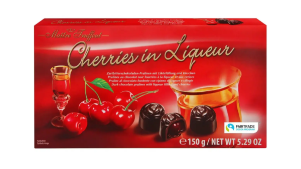 Цукерки Вишня в лікері 150г Maître Truffout - фото