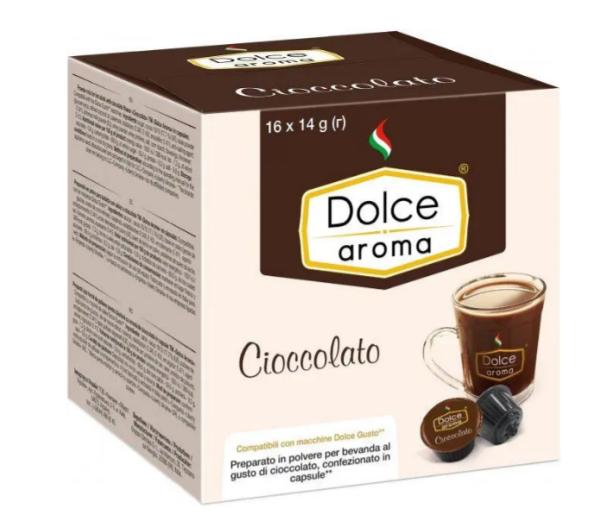 Капсула  Dolce Aroma  Cioccolato  Dolce Gusto(16шт./пак) - фото