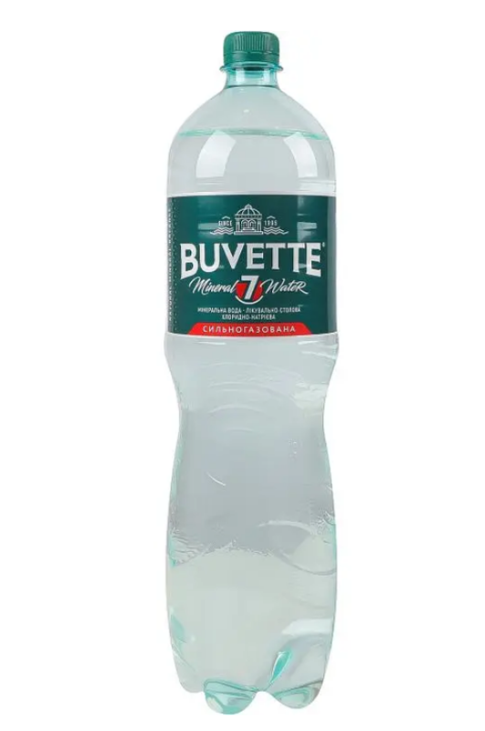 Вода Buvette №7 сильногазована 1,7 л. - фото
