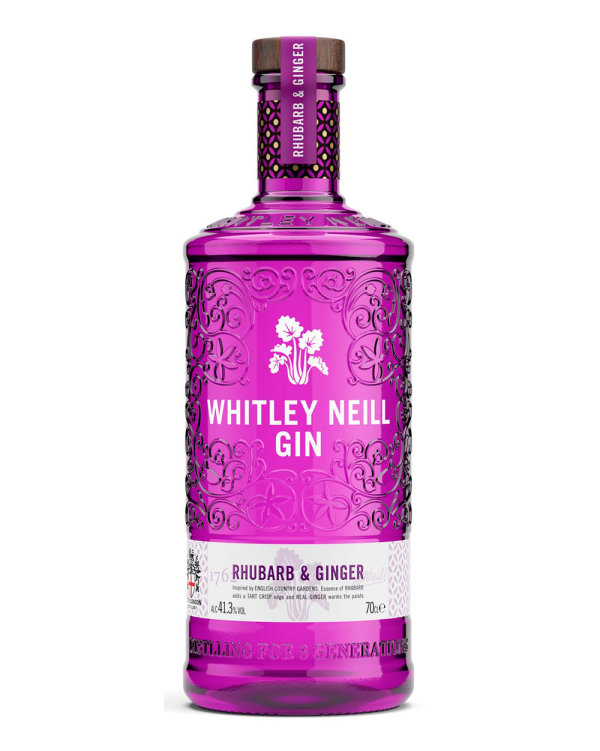 Джин Whitley Neill Rhubarb & Ginger Ревень та імбир 41,3%, 0,7 л - фото