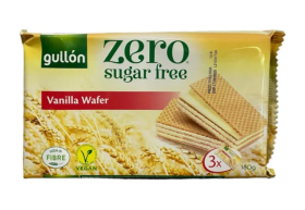 Вафли GULLON ZERO без сахара с ванилью 180 г - фото