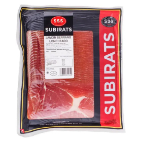Хамон Subirats JAMON SERRANO Вакуум, нарізка, 500г, 7шт/ящ - фото
