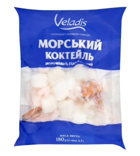 Морський коктейль в/м180г ТМ Veladis/12 - фото