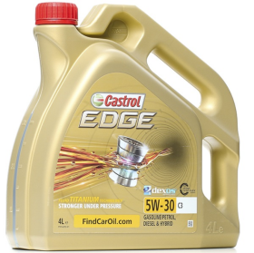 Моторна олива Castrol EDGE 5W-30 C3, 4 л - фото