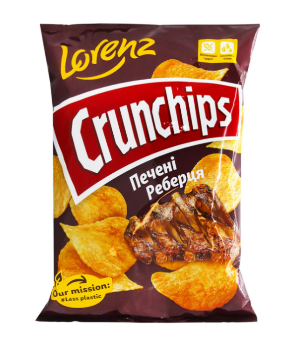 Чипсы Crunchips Roasted Ribs, 110 г - фото