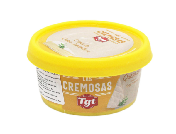 Сир вершковий з Камамбером 45% 125 г. ТМ ТGТ - фото