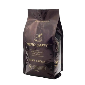 Nero Caffe CREMA  AROMA (бронза) 1кг Кава в зернах - фото