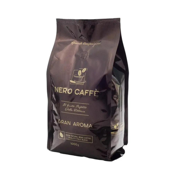 Nero Caffe CREMA  AROMA (бронза) 1кг Кава в зернах - фото