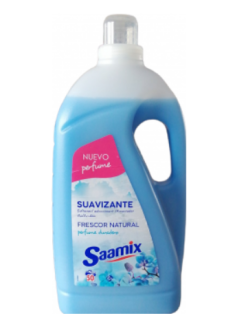 Кондиціонер для білизни Saamix Блакитна свіжість 4л, 4 шт/ящ - фото