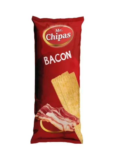 Чіпси Mr. Chipas Bacon, бекон 75г, 20 шт/ящ - фото