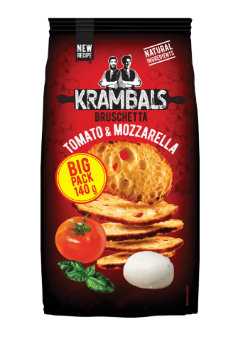 Брускета KRAMBALS з томатами та моцарелою, 140 г - фото