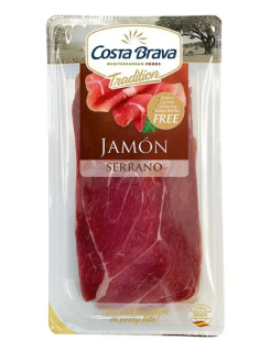 Хамон Costa Brava Jamon Serrano 100г (нарізка), 20шт/ящ - фото