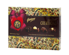 Цукерки Goplana Pralines Chocolate Creations 114 г – шоколадні праліне асорті - фото
