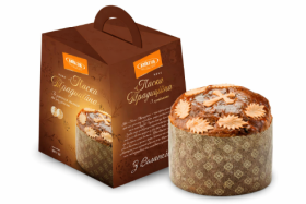 Кекс Паска традиційна 0,5 кг уп в коробку - фото