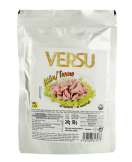 Тунець Versu в власному соці 200 г,(пакет) 15 шт/ящ, шт Тунець Versu в власному соці 200 г,(пакет) 15 шт/ящ, шт - фото
