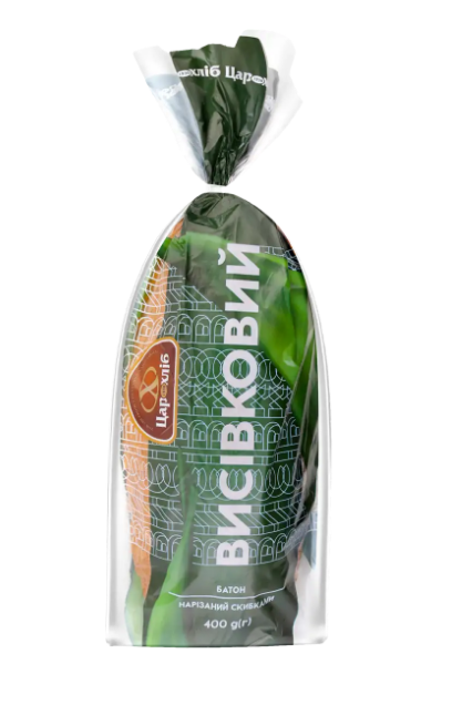 Батон висівковий 400 г, нарізаний - фото