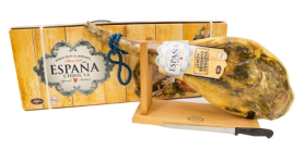 Хамон Серрано Резерва в подарунковій уп 1шт(6-6,5кг) ТМ Espana - фото