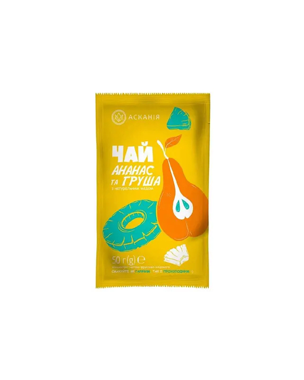 Чай фруктово-медовий "Ананас та груша" Асканія, 50 г - фото
