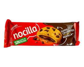 Печиво з шоколадною крихтою та шоколадною пастою Nocilla Cookies Original, 120 г - фото