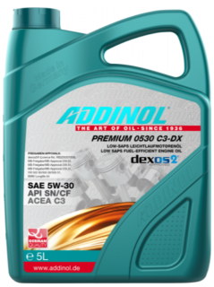 Моторна олива PREMIUM 0530 C3-DX SAE 5W-30, 5л - фото