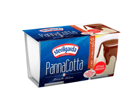 Десерт Панна котта Шоколадна 90гр Х2 12%-14% TM"Sterilgarda Alimentari" - фото