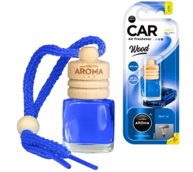 AROMA Ароматизатор Car Wood 6 ml- NEW CAR (24шт) - фото