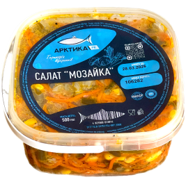 Салат овочевий Мозайка ТМ Арктика, 500 г - фото