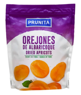 Курага абрикос сушений Prunita Orejones de albaricogue 200 г - фото