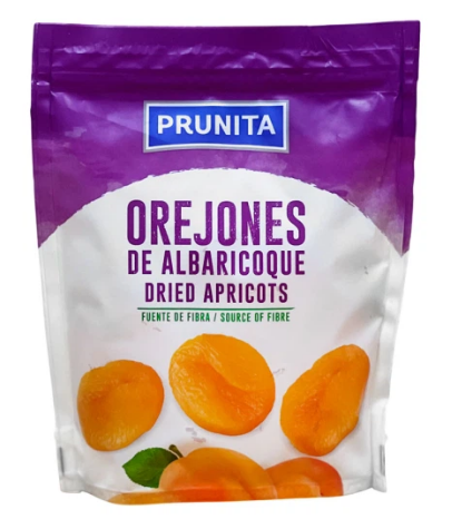 Курага абрикос сушений Prunita Orejones de albaricogue 200 г - фото