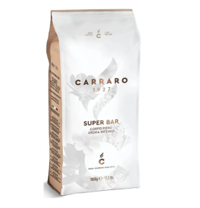 Кава в зернах Carraro Super Bar, 1 кг (70/30) (8000604001412) - фото