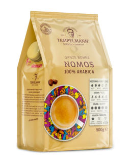 Кава в зернах Tempelmann Nomos 100% Arabica, 500 г (4006406210094) - фото