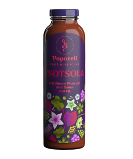 Соус Poporeli Тсотсола Красная слива с алычей 0,33 л\стекло - фото